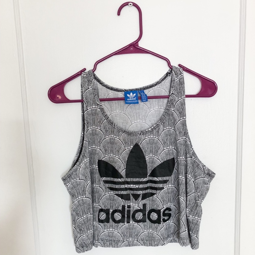 Adidas Cropped “Muscle Tank”
